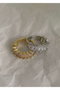 Heliophilia Silver Anillo de Latón Plateado con Recubrimiento de Laca
